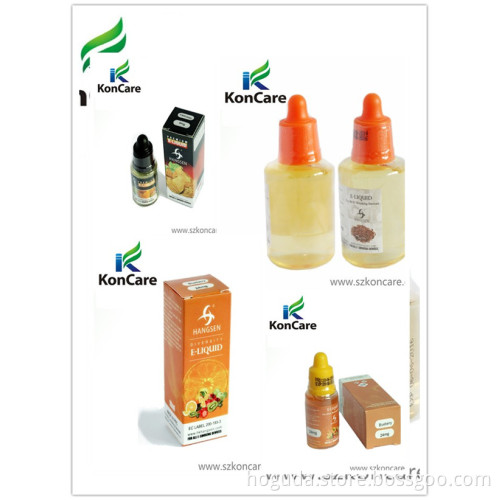 New Item 10ml/30ml/50ml Dropper Bottles Hangsen E-Juice with Factory Price